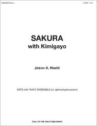 SAKURA SATB choral sheet music cover Thumbnail